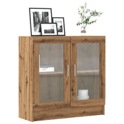 Boekenkast 82,5x30,5x80 cm bewerkt hout eikenkleurig