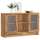 Sideboard 120x30.5x70 cm engineered wood artisanal oak effect