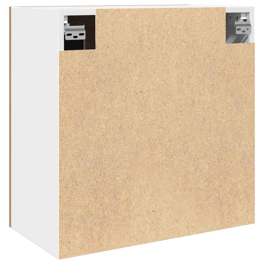Keukenwandkast met glazen deur 60x31x60 cm artisanaal eiken