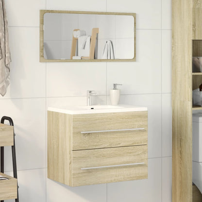 Wastafelkast 60x38,5x48 cm spaanplaat sonoma eikenkleurig