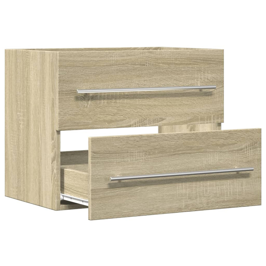 Wastafelkast 60x38,5x48 cm spaanplaat sonoma eikenkleurig