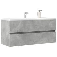 Wastafelkast 100x38,5x45 cm spaanplaat betongrijs