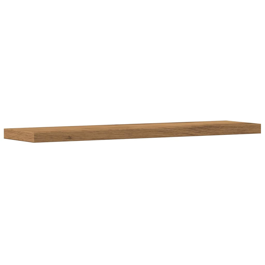 Wandschappen 4 st 40x10x1,5 cm bewerkt hout artisanaal eiken