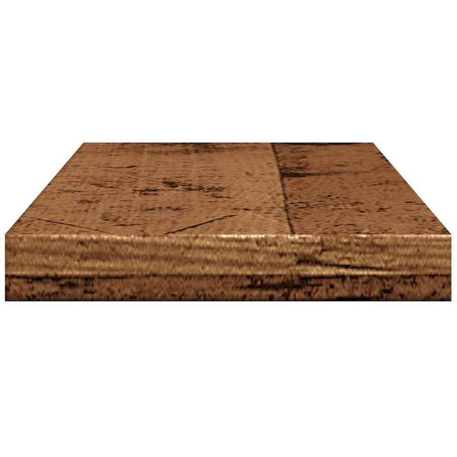 Wandschappen 4 st 40x20x1,5 cm bewerkt hout oud houtkleurig