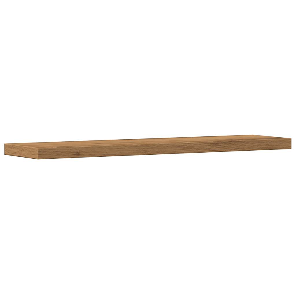 Wandschappen 4 st 40x20x1,5 cm bewerkt hout artisanaal eiken