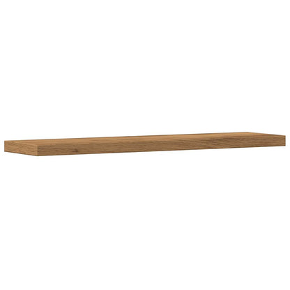 Wandschappen 4 st 40x20x1,5 cm bewerkt hout artisanaal eiken