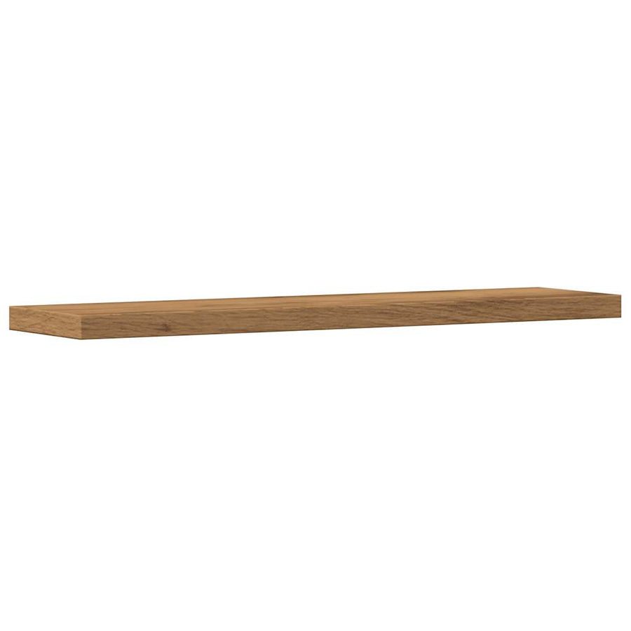 Wandschappen 4 st 40x20x1,5 cm bewerkt hout artisanaal eiken