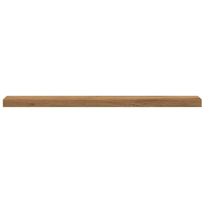 Wandschappen 4 st 40x20x1,5 cm bewerkt hout artisanaal eiken