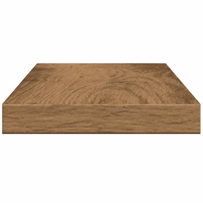 Wandschappen 4 st 40x20x1,5 cm bewerkt hout artisanaal eiken