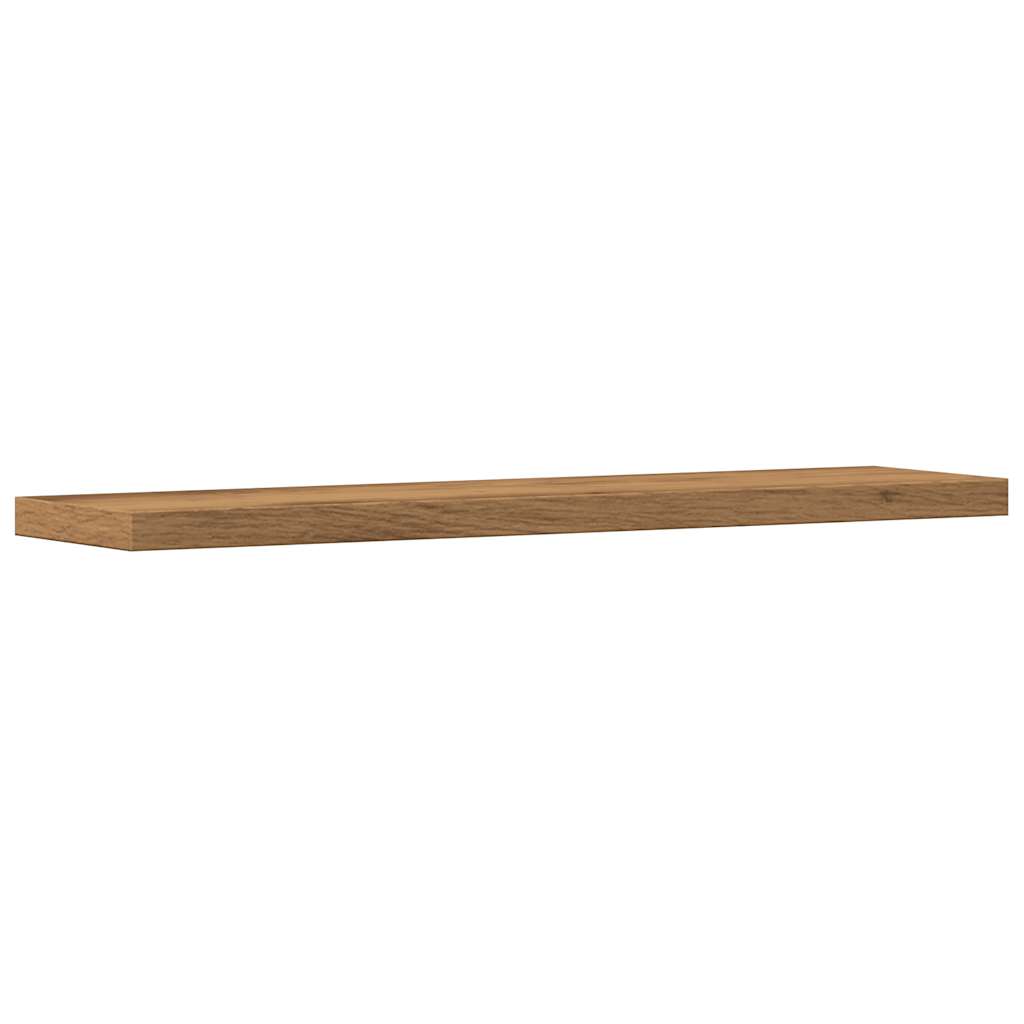 Wandschappen 4 st 40x20x1,5 cm bewerkt hout artisanaal eiken