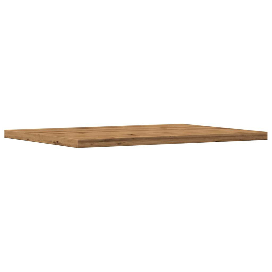 Wandschappen 4 st 40x30x1,5 cm bewerkt hout artisanaal eiken