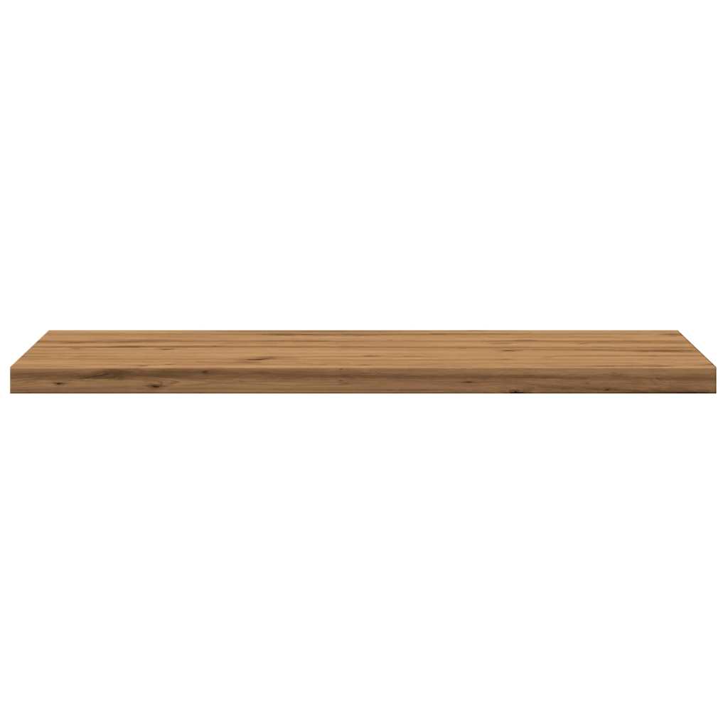 Wandschappen 4 st 40x30x1,5 cm bewerkt hout artisanaal eiken