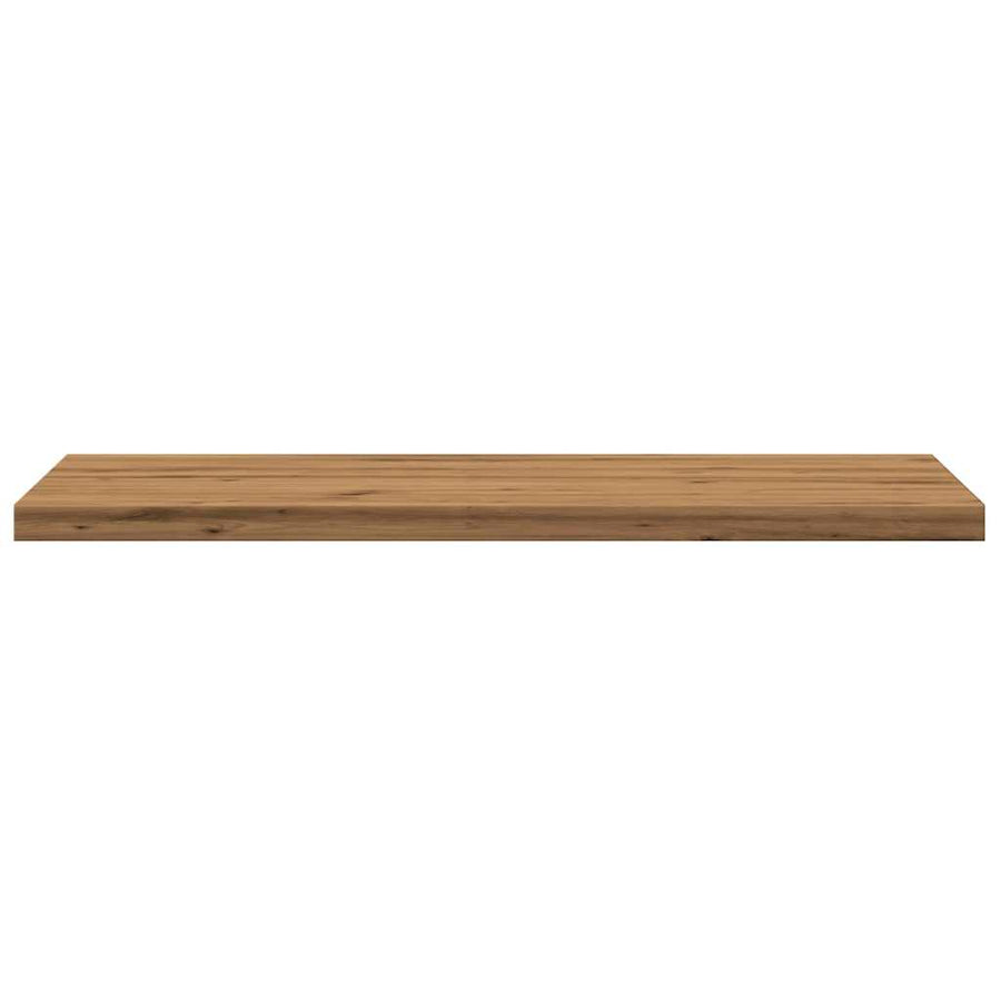 Wandschappen 4 st 40x30x1,5 cm bewerkt hout artisanaal eiken