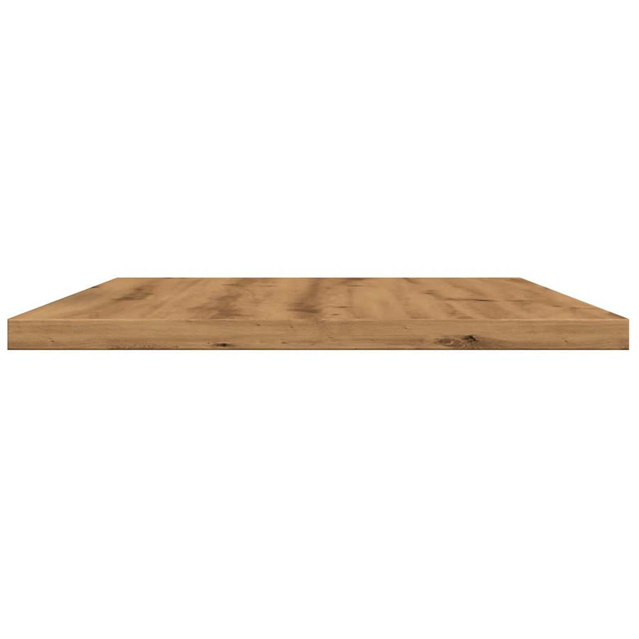 Wandschappen 4 st 40x30x1,5 cm bewerkt hout artisanaal eiken