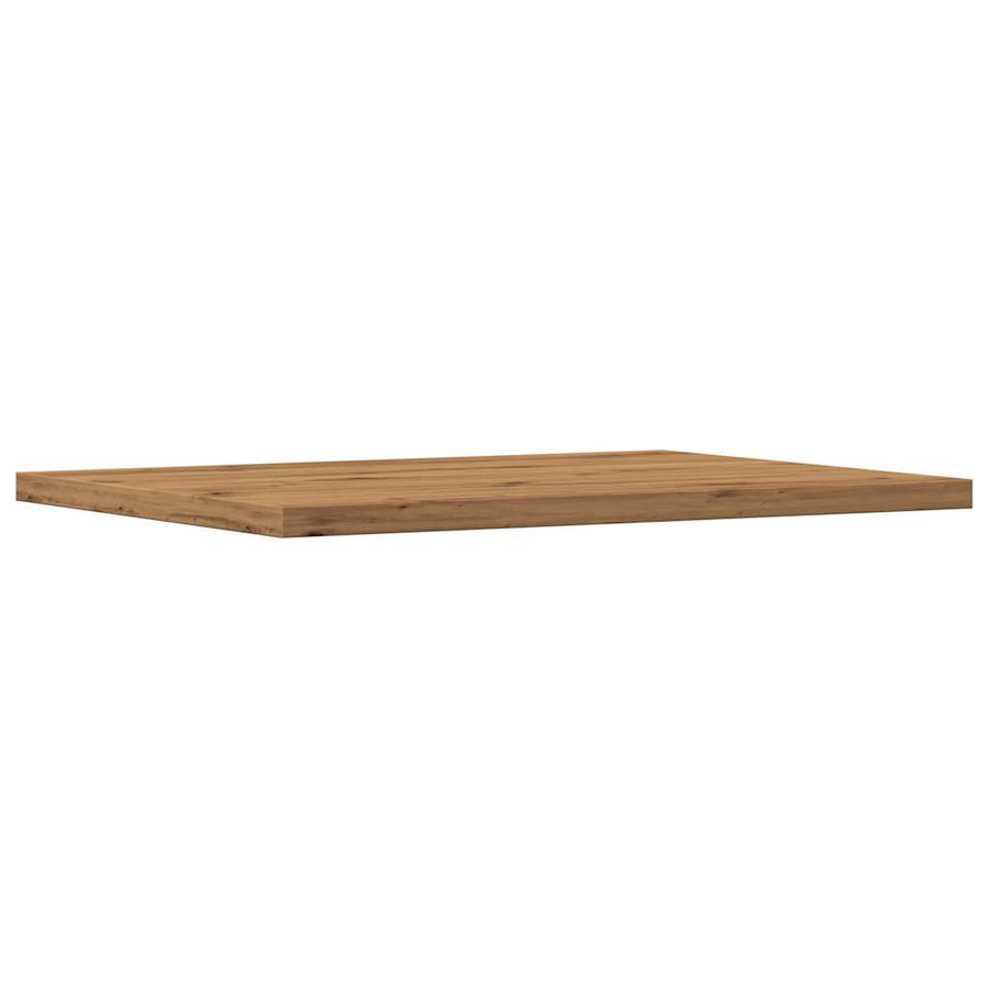 Wandschappen 4 st 40x30x1,5 cm bewerkt hout artisanaal eiken