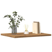 Wandschappen 4 st 40x30x1,5 cm bewerkt hout eiken