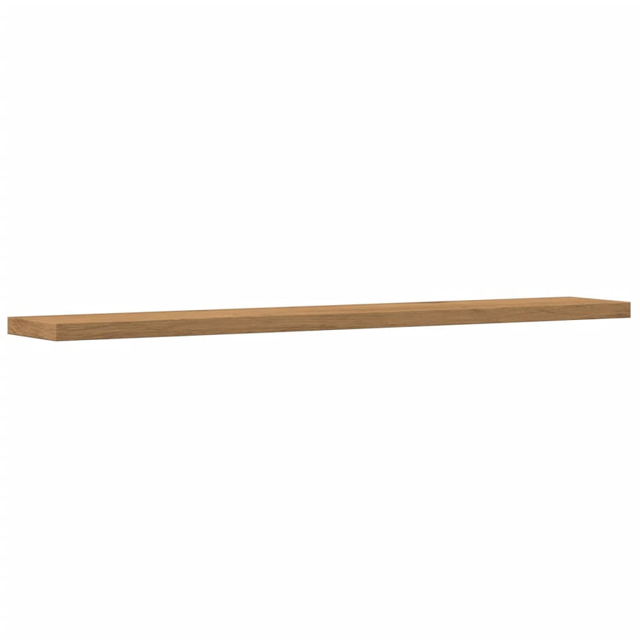 Wandschappen 4 st 60x10x1,5 cm bewerkt hout artisanaal eiken
