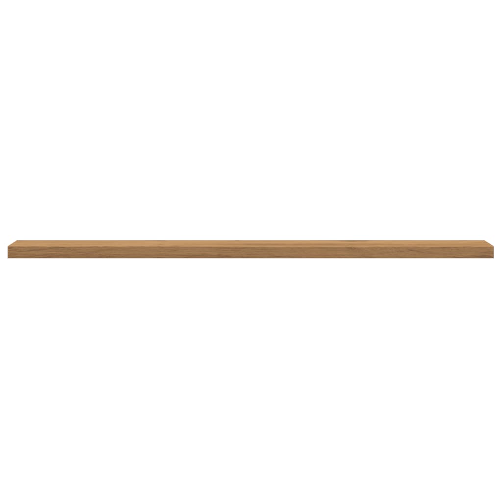 Wandschappen 4 st 60x10x1,5 cm bewerkt hout artisanaal eiken