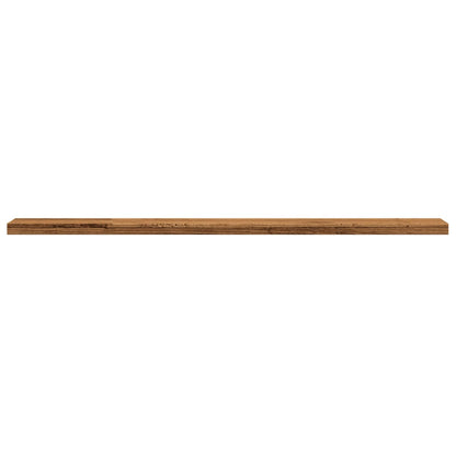Wandschappen 4 st 60x20x1,5 cm bewerkt hout oud houtkleurig