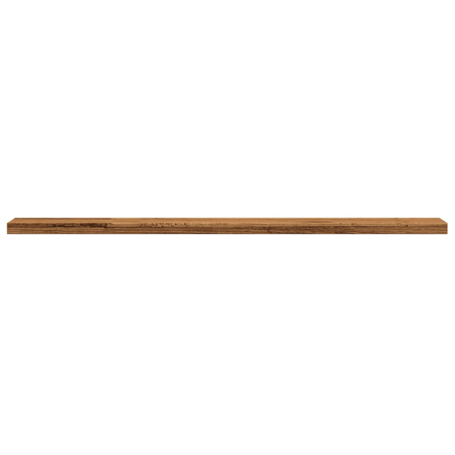 Wandschappen 4 st 60x20x1,5 cm bewerkt hout oud houtkleurig