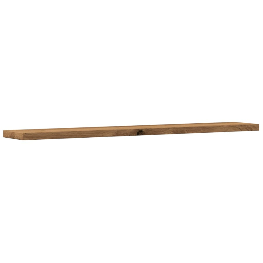 Wandschappen 4 st 60x20x1,5 cm bewerkt hout artisanaal eiken