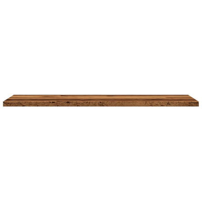 Wandschappen 4 st 60x30x1,5 cm bewerkt hout oud houtkleurig