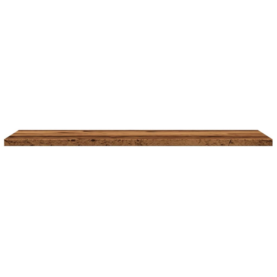 Wandschappen 4 st 60x30x1,5 cm bewerkt hout oud houtkleurig