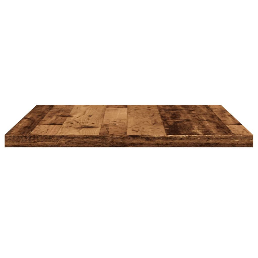 Wandschappen 4 st 60x30x1,5 cm bewerkt hout oud houtkleurig