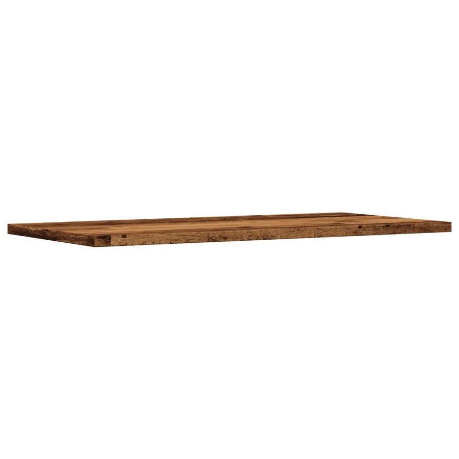 Wandschappen 4 st 60x30x1,5 cm bewerkt hout oud houtkleurig