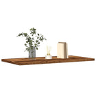Wall shelves 4 pcs 60x30x1.5 cm treated wood old wood color