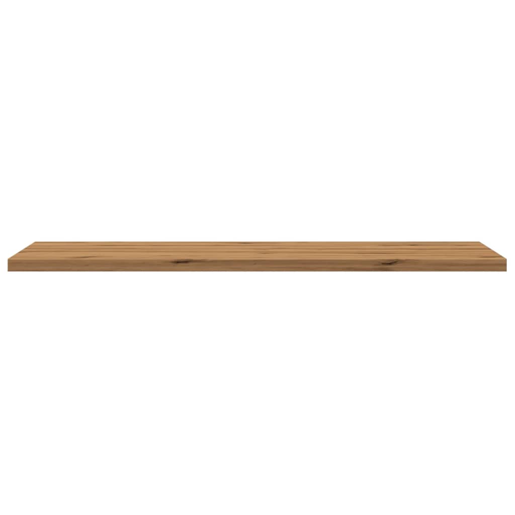 Wandschappen 4 st 60x30x1,5 cm bewerkt hout artisanaal eiken