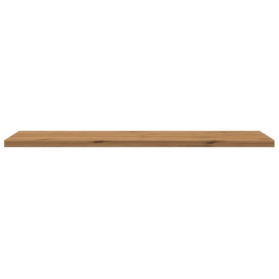 Wandschappen 4 st 60x30x1,5 cm bewerkt hout artisanaal eiken