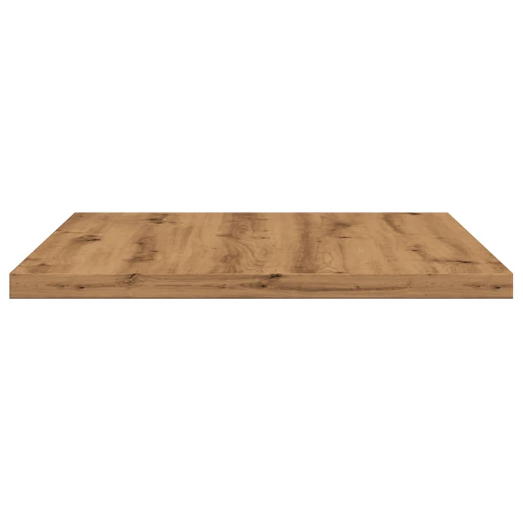 Wandschappen 4 st 60x30x1,5 cm bewerkt hout artisanaal eiken