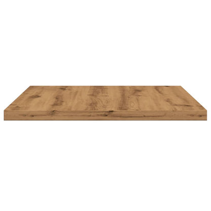 Wandschappen 4 st 60x30x1,5 cm bewerkt hout artisanaal eiken
