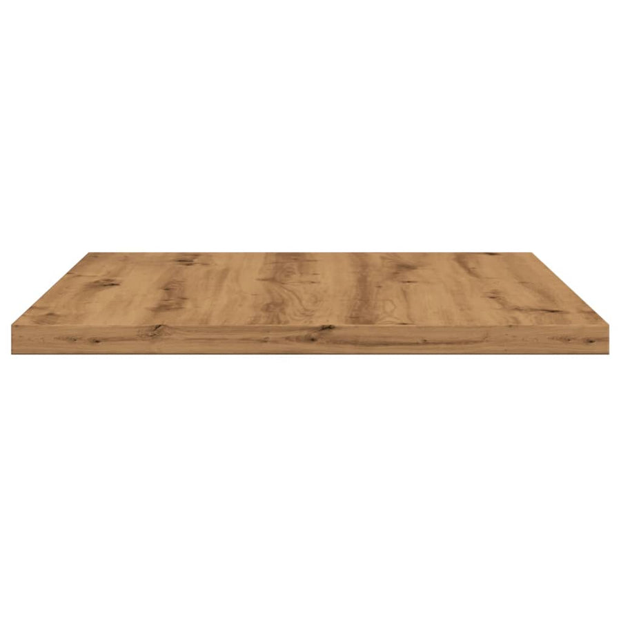 Wandschappen 4 st 60x30x1,5 cm bewerkt hout artisanaal eiken