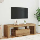 Tv-meubel 120x36,5x40 cm bewerkt hout artisanaal eiken