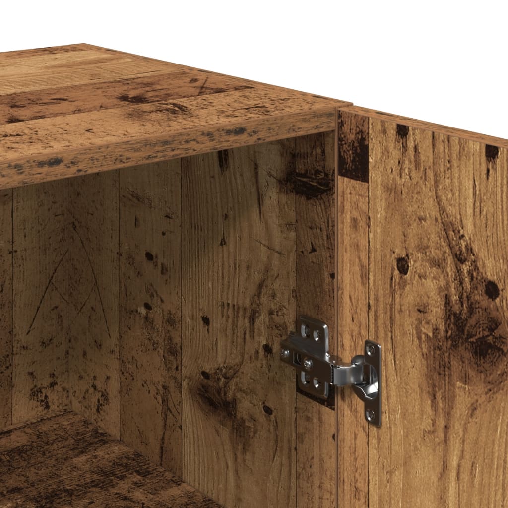 Tv-meubelen 2 st 30,5x30x60 cm bewerkt hout oud houtkleurig