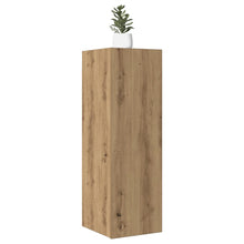 Tv-meubel 30,5x30x90 cm bewerkt hout artisanaal eikenkleurig