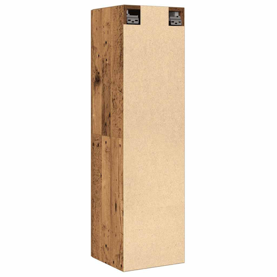 Tv-meubel 30,5x30x110 cm bewerkt hout oud houtkleurig