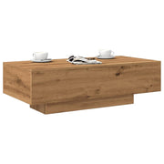Salontafel 100x49,5x31 cm bewerkt hout eikenkleur