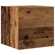 Tv-wandmeubel 30,5x30x30 cm oud houtkleurig