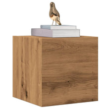 Tv-wandmeubel 30,5x30x30 cm artisanaal eikenkleurig