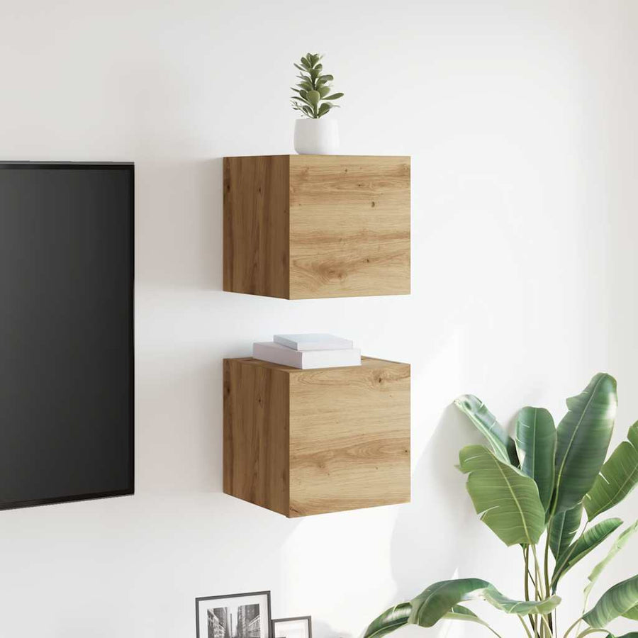 Tv-Wandmeubelen 30,5X30X30 Cm 2