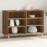 Dressoir 103,5x35x70 cm bewerkt hout eikenkleurig