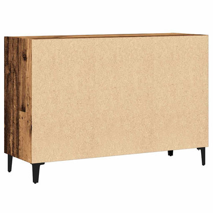 Dressoir 103,5x35x70 cm bewerkt hout oud houtkleurig