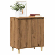 Dressoir 60x35x70 cm bewerkt hout eikenkleur