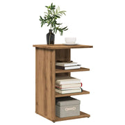 Dressoir 35x35x55 cm bewerkt hout eikenkleur
