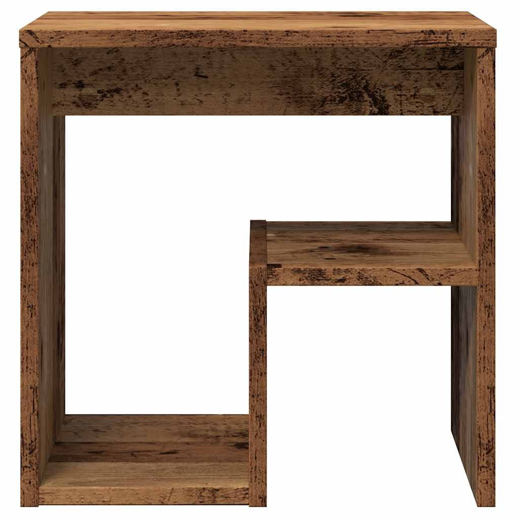 Nachtkastjes 2 st 40x30x40 cm bewerkt hout oud houtkleurig