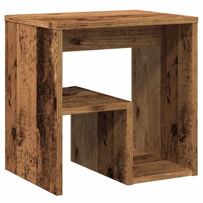 Nachtkastjes 2 st 40x30x40 cm bewerkt hout oud houtkleurig