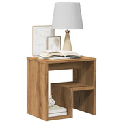 Nachtkastjes 2 st 40x30x40 cm bewerkt hout eiken